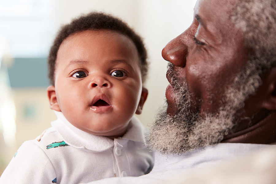 what is most important to seniors black grandparent with grandson